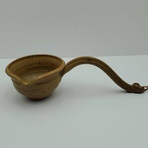 Pottery Ladle Rustic Dipper Primitive Wall Decor